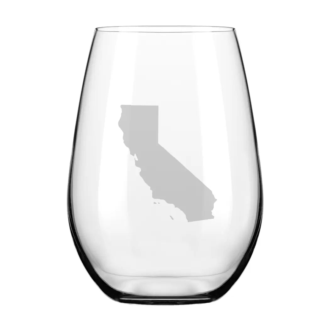 Stemless California Wine Glass - Zinnias Gift Boutique