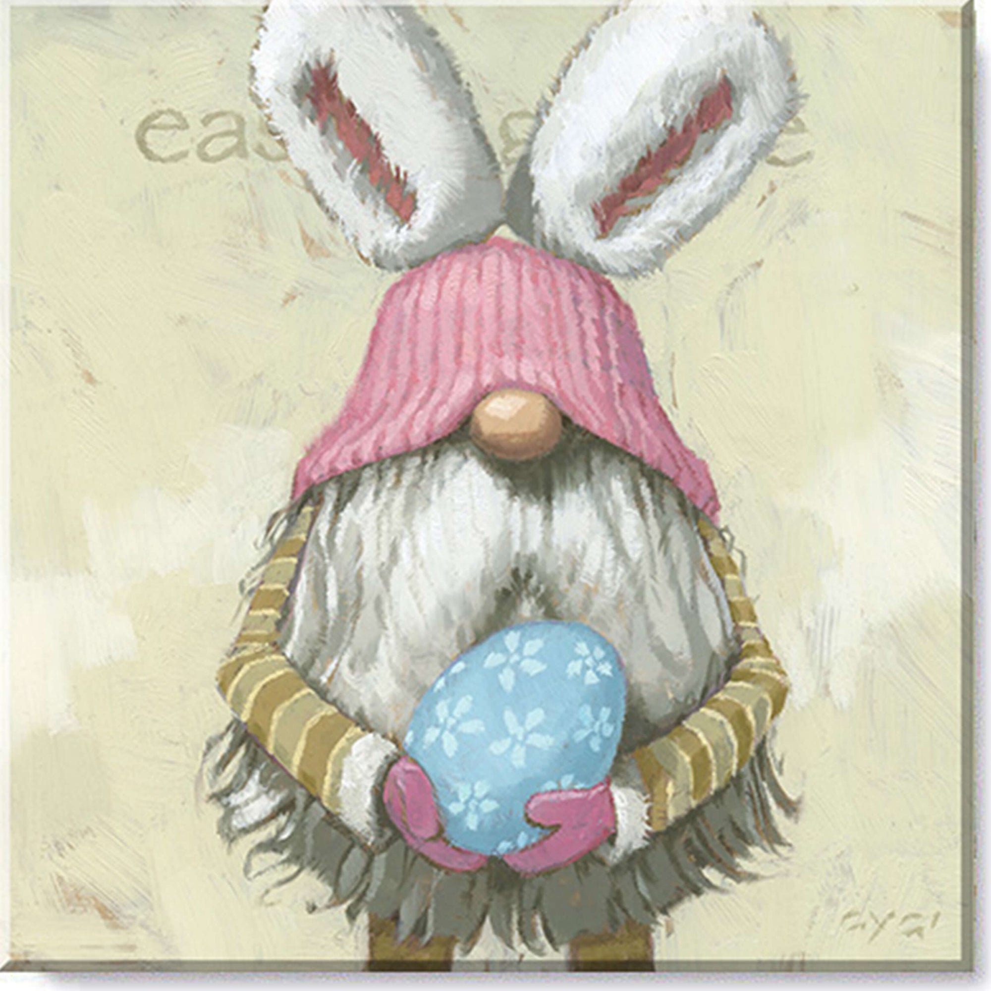 Easter Gnome Giclee Wall Art - Zinnias Gift Boutique