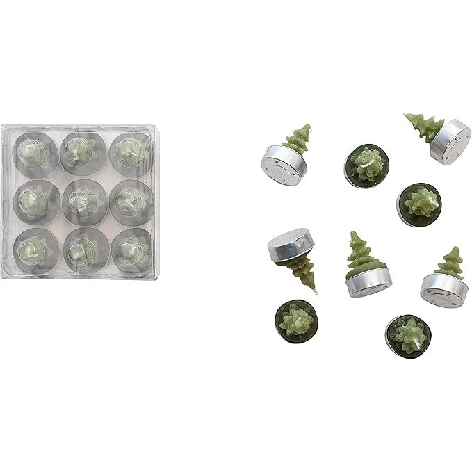 Tree Tea Lights, Cedar Green