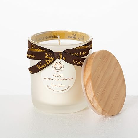 Velvet Scented Candle - Zinnias Gift Boutique