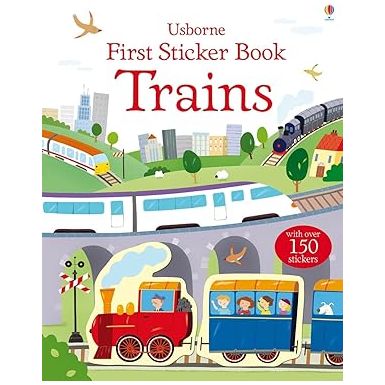 First Sticker Book Trains - Zinnias Gift Boutique