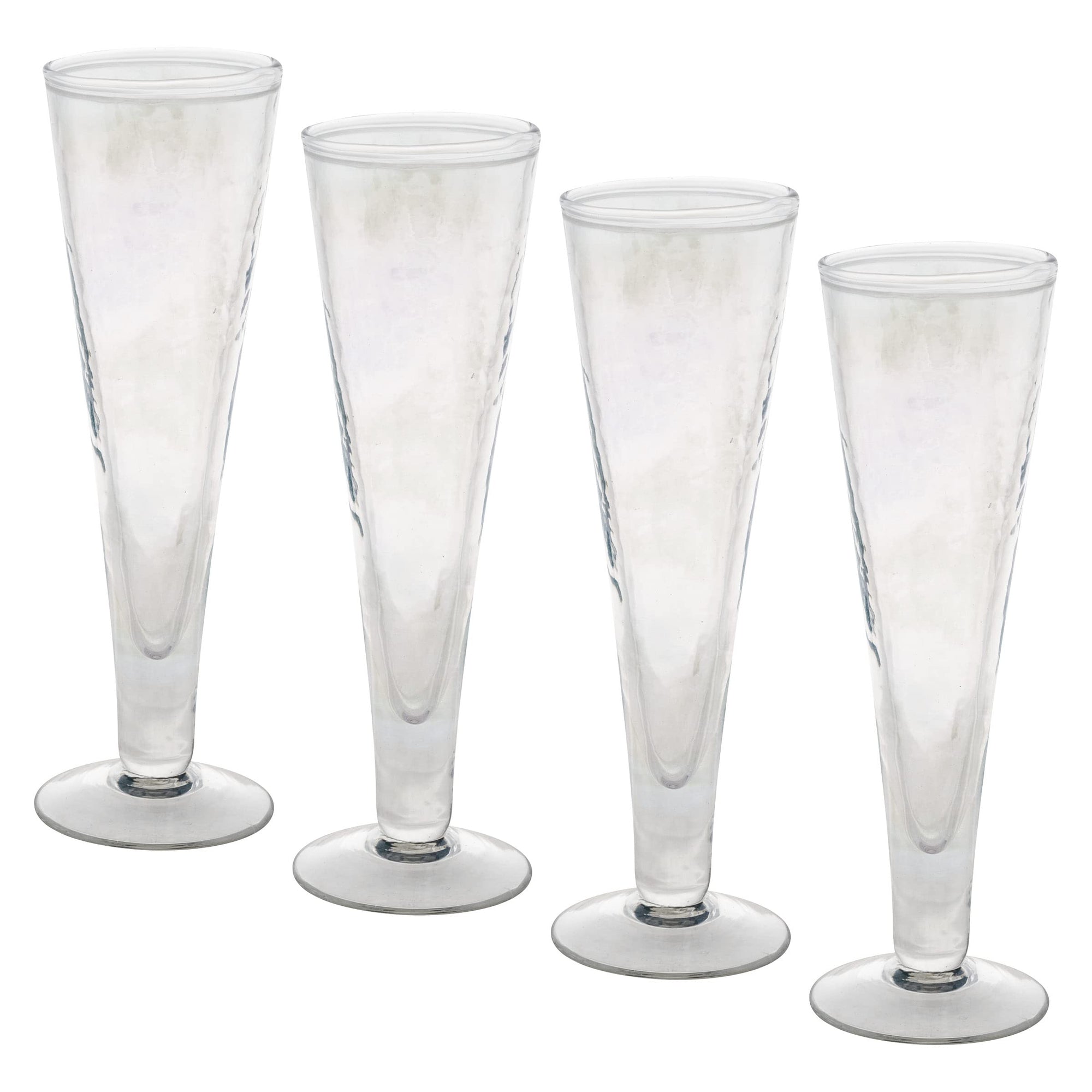 Catalina Footed Champagne Glass Clear - Zinnias Gift Boutique