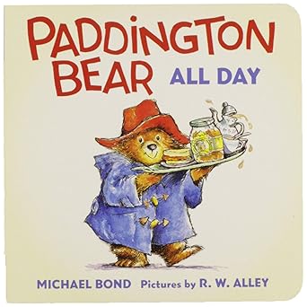 Paddington Bear All Day Board Book - Zinnias Gift Boutique