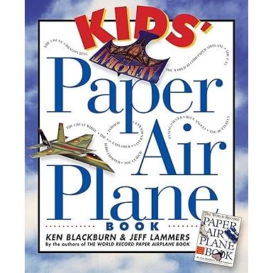 Kids' Paper Airplane Book - Zinnias Gift Boutique