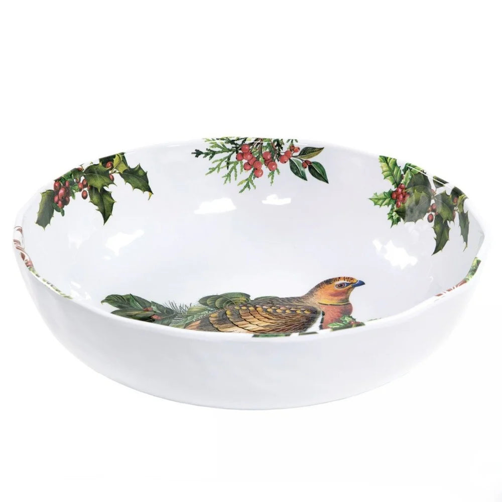 "In a Pear Tree" Melamine Bistro Bowl - Zinnias Gift Boutique