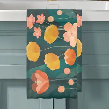 Recycle Microfiber Waffle Tea Towel - Zinnias Gift Boutique