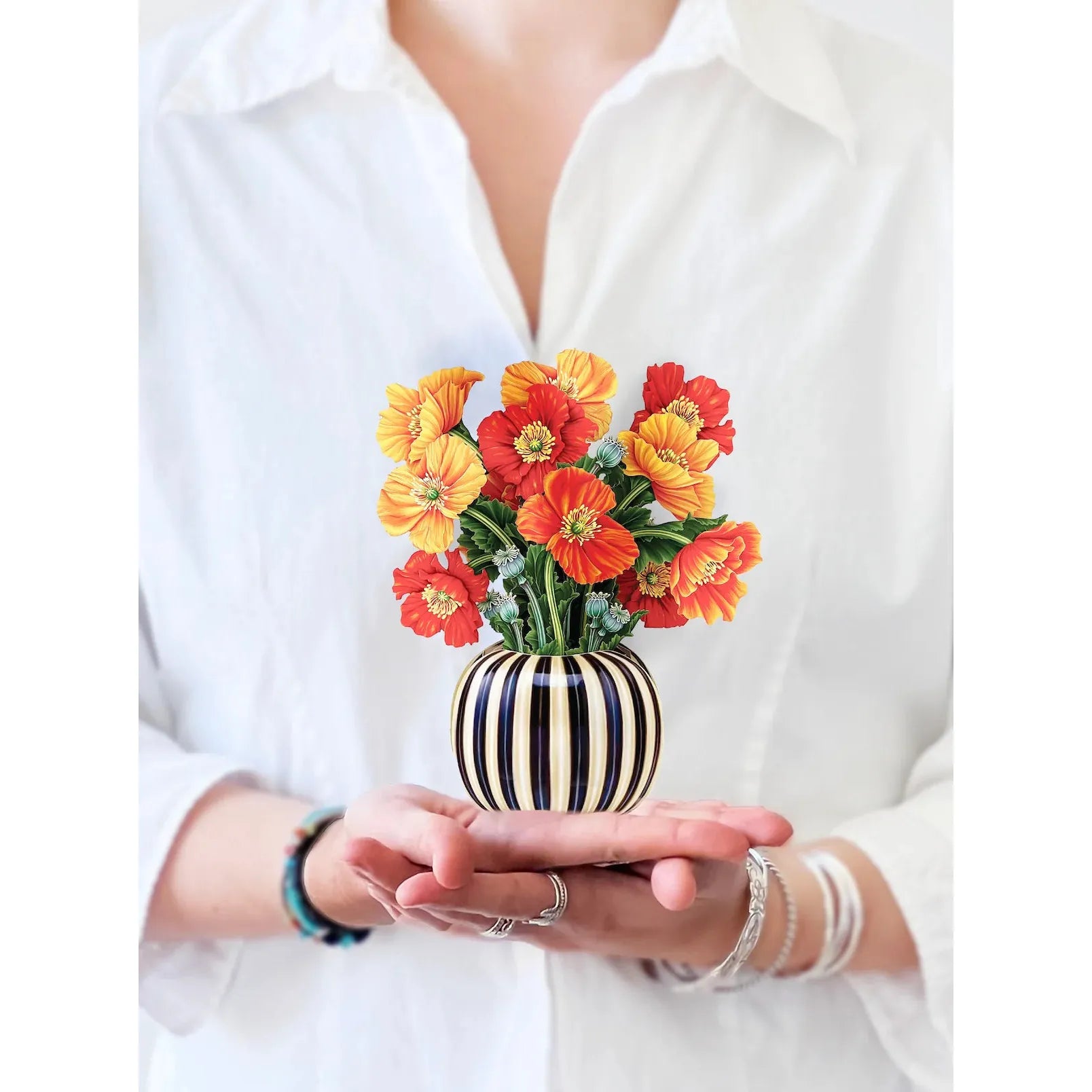 FreshCut Mini Popup Card - Zinnias Gift Boutique
