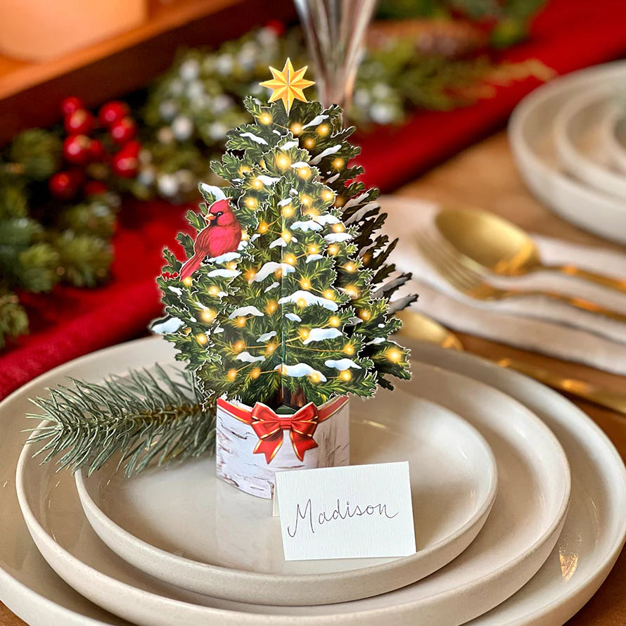 Mini holiday pop up cards - Zinnias Gift Boutique