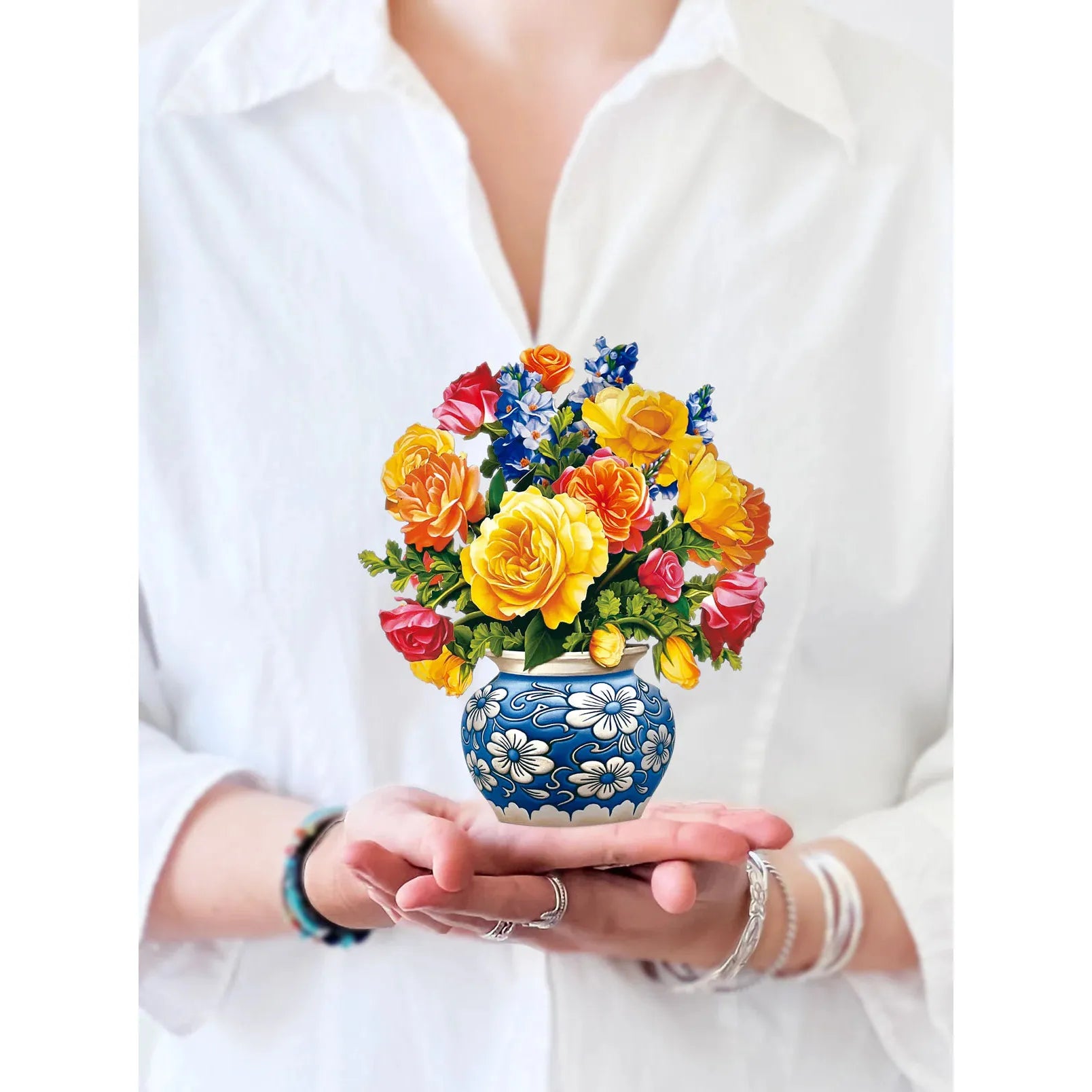 FreshCut Mini Popup Card - Zinnias Gift Boutique