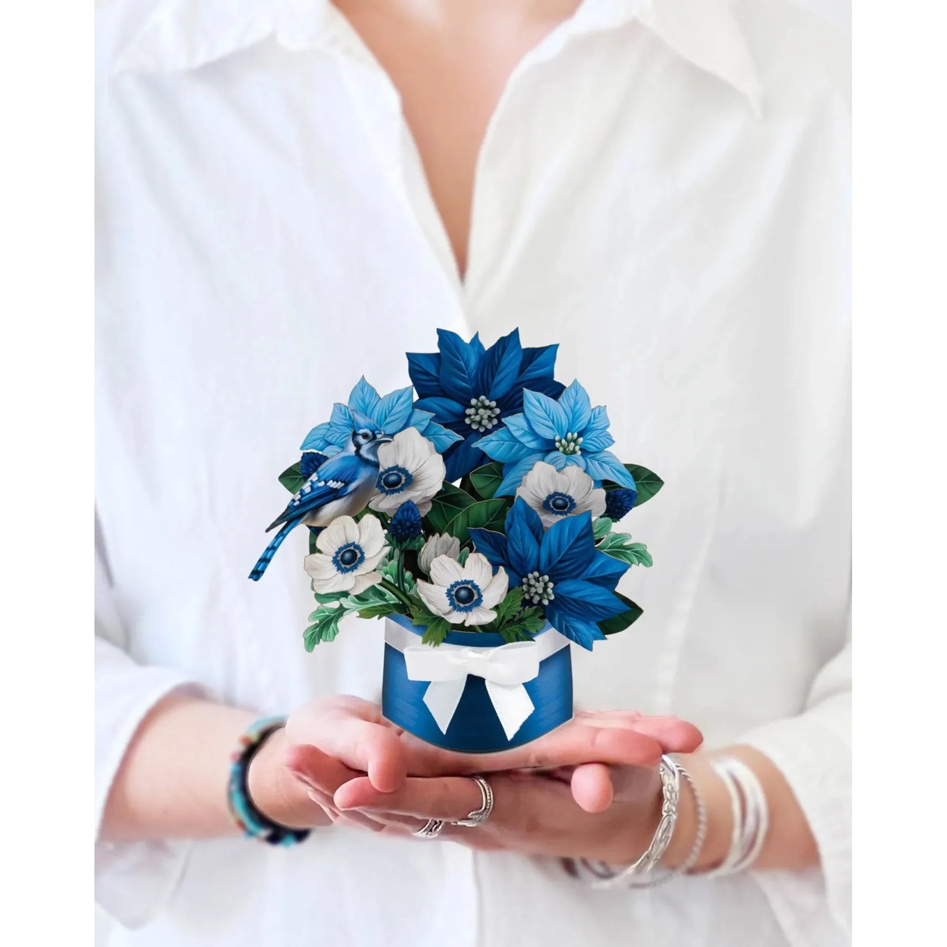 Mini holiday pop up cards - Zinnias Gift Boutique