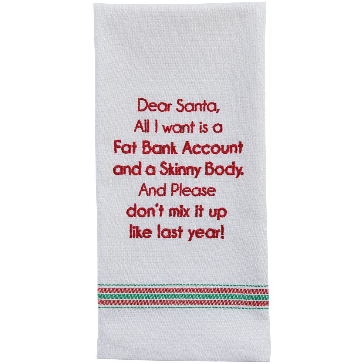 Fat Bank Account Dishtowel - Zinnias Gift Boutique