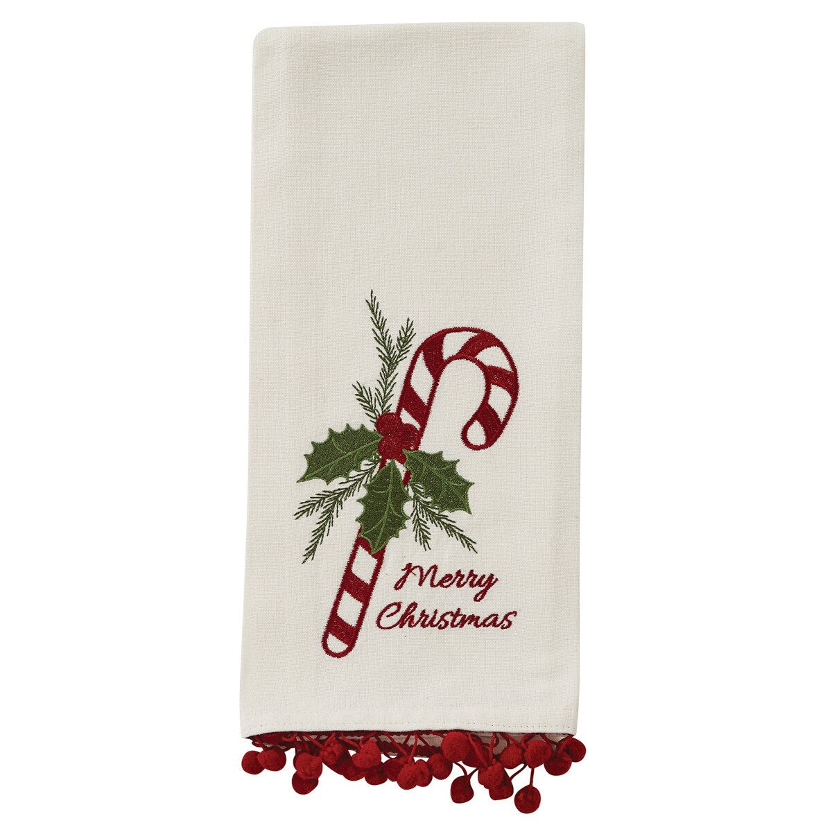 Candy Cane Dishtowel - Zinnias Gift Boutique