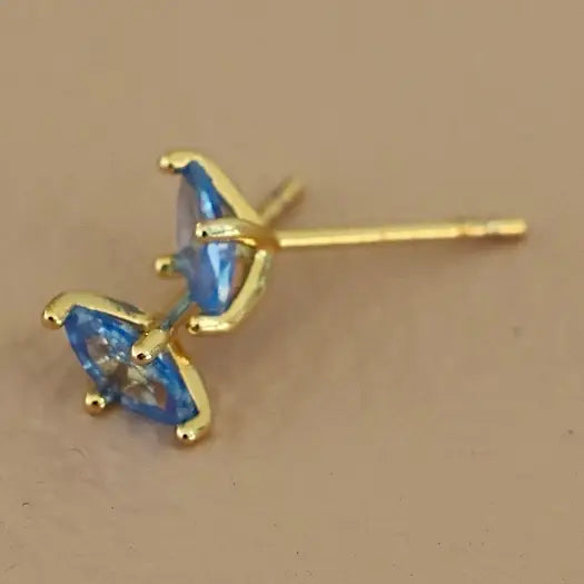CZ Diamond Shaped Stud - Zinnias Gift Boutique