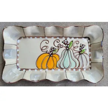 Dessert Tray - GW Pumpkins - Zinnias Gift Boutique