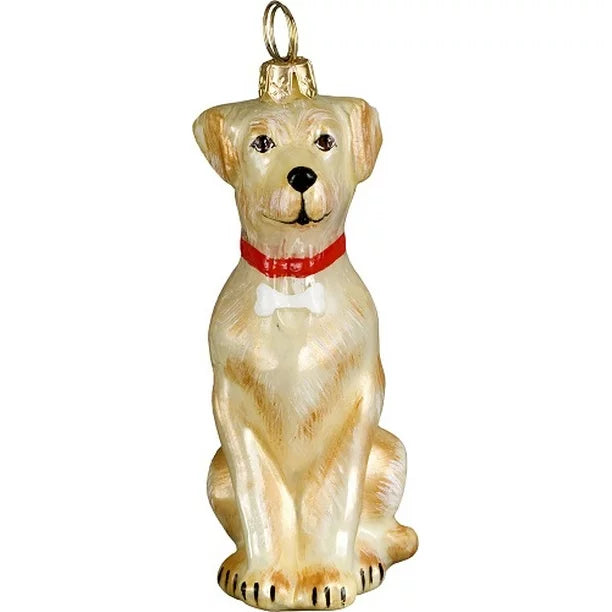 Yellow Lab with Dog Bone Collar - Zinnias Gift Boutique