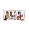 Dog Pawlidays Lumbar Pillow - Zinnias Gift Boutique