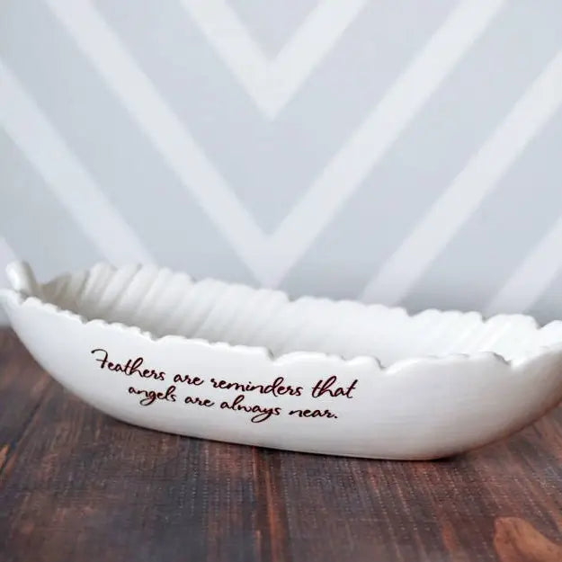 Feather Bowl - Zinnias Gift Boutique