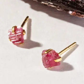 Pure Earth Gemstone Post Earring