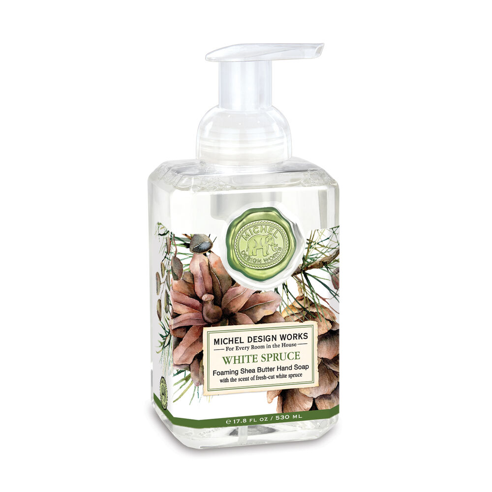 MDW White Spruce Foaming Soap - Zinnias Gift Boutique