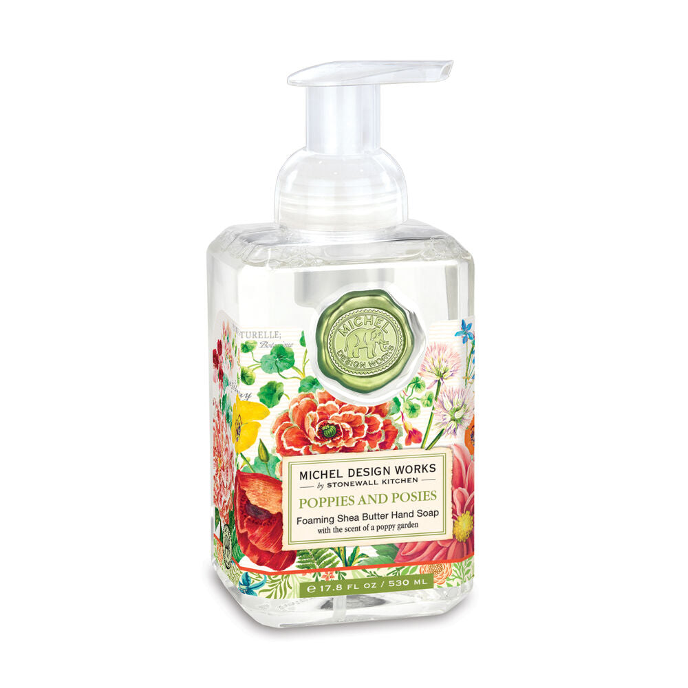 Poppies &amp; Posies Foaming Soap - Zinnias Gift Boutique
