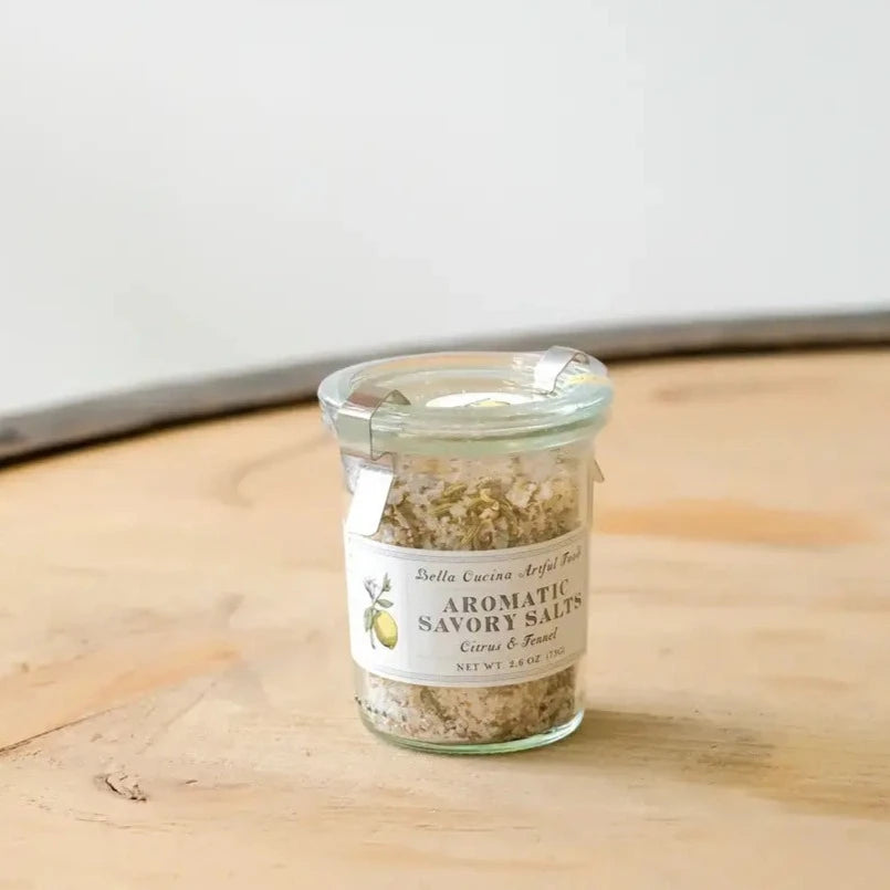 Citrus & Fennel Savory Salt, 2.6 oz. - Zinnias Gift Boutique