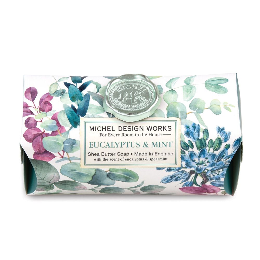 Eucalyptus &amp; Mint Large Soap Bar - Zinnias Gift Boutique