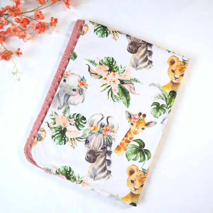 Baby Minky Blanket - Zinnias Gift Boutique