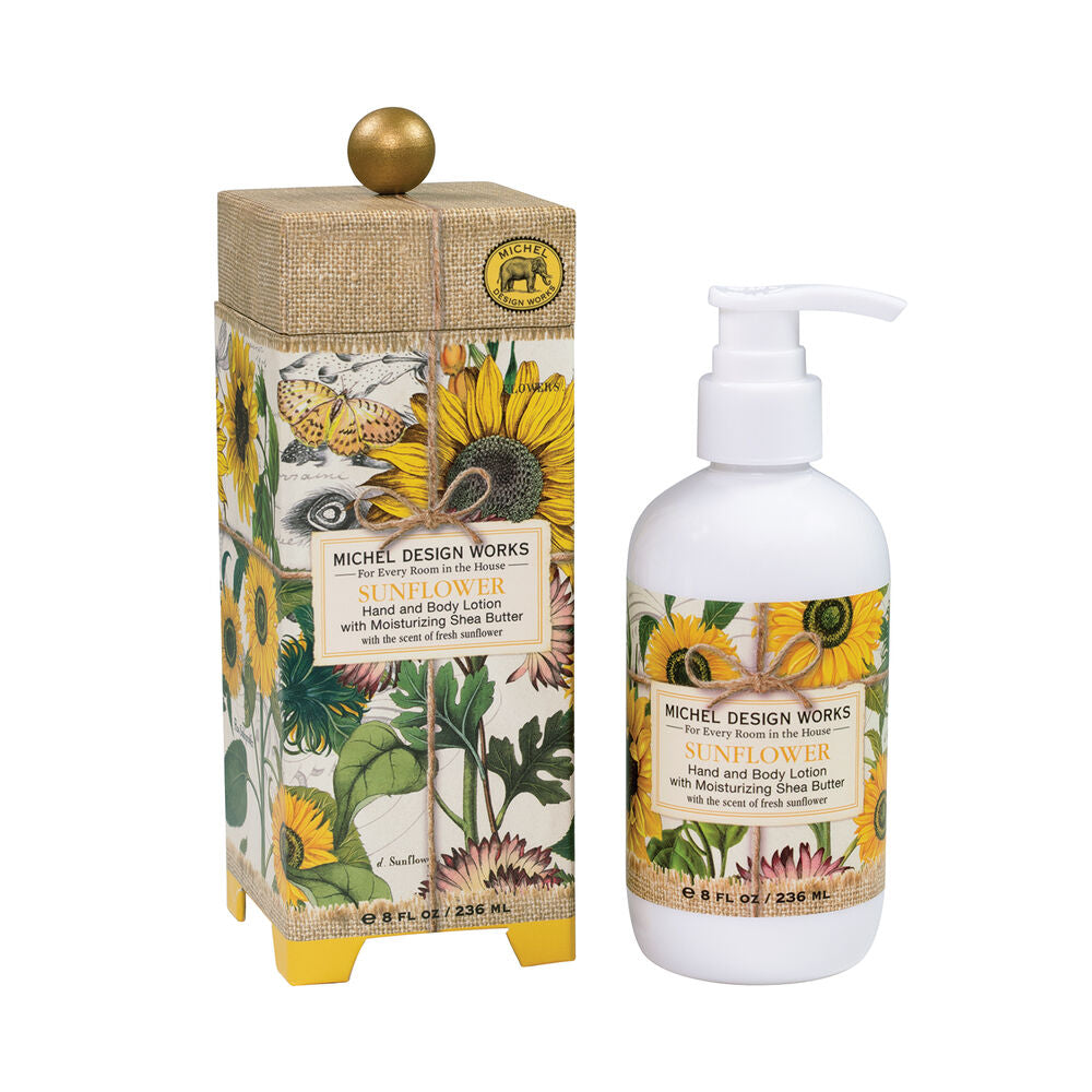 MDW Sunflower Hand &amp; Body Lotion 8oz - Zinnias Gift Boutique