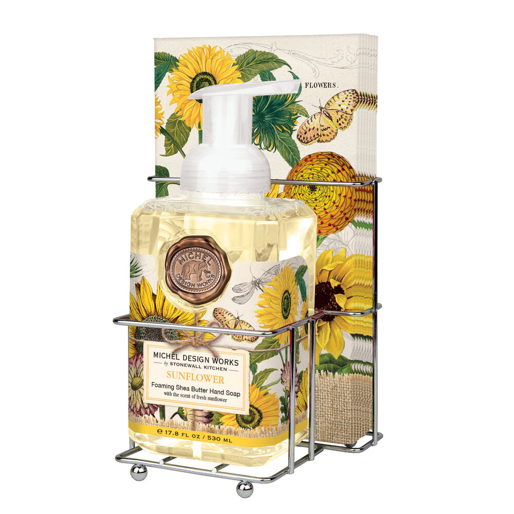 MDW Sunflower Foaming Soap Napkin Set - Zinnias Gift Boutique