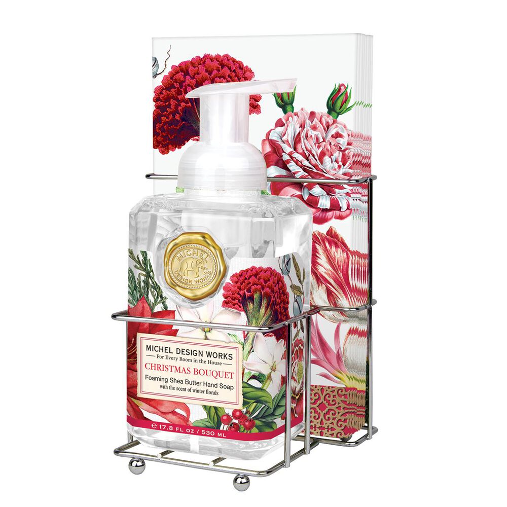 MDW Christmas Bouquet Foaming Soap Set - Zinnias Gift Boutique