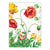 Poppies & Posies Kitchen Towel - Zinnias Gift Boutique