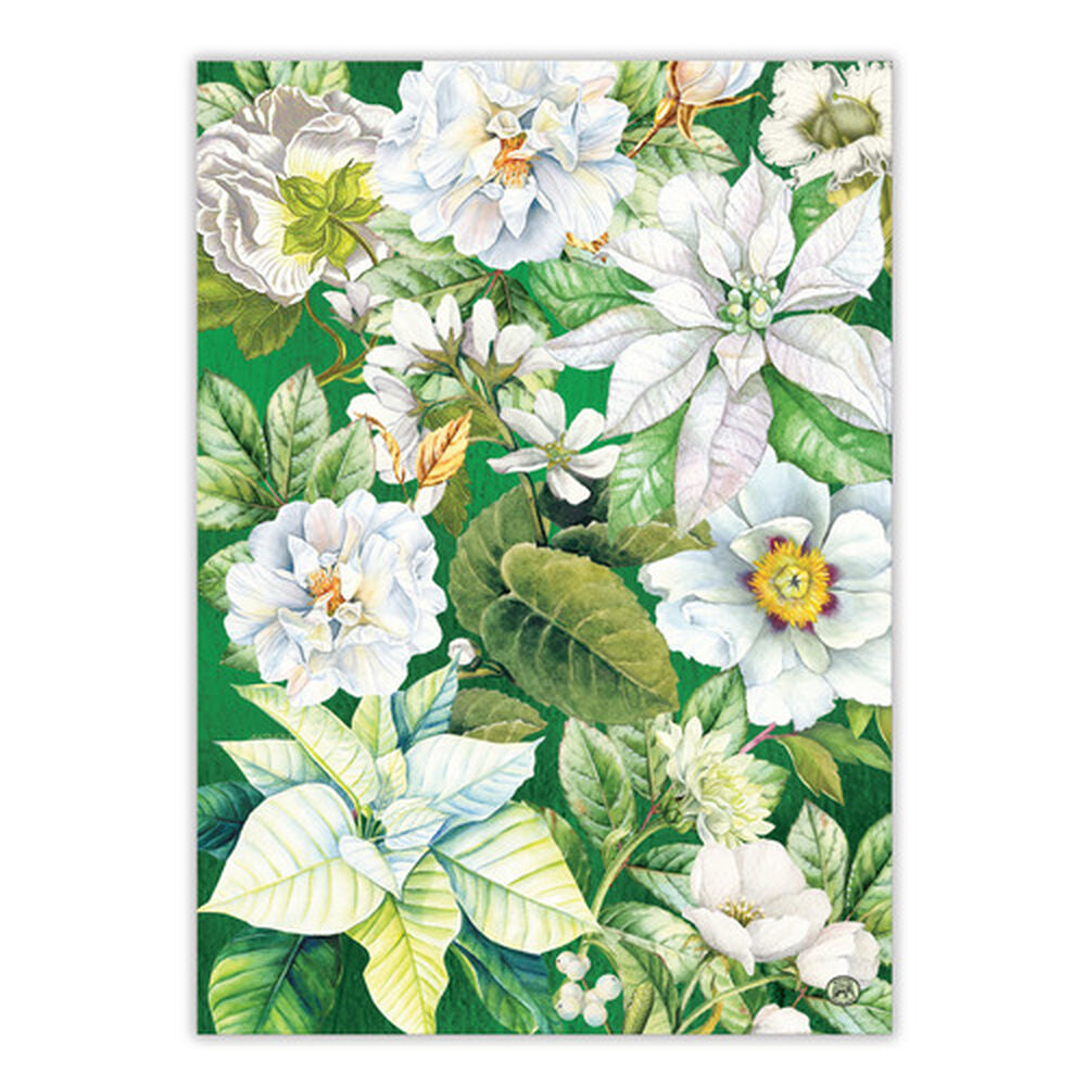 MDW Winter Blooms Kitchen Towel - Zinnias Gift Boutique