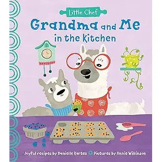 Grandma and me in the kitchen - Zinnias Gift Boutique