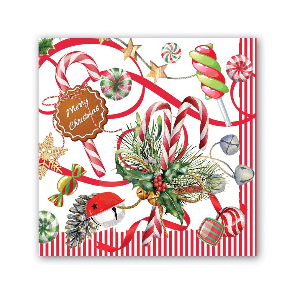 MDW Peppermint Cocktail Napkin - Zinnias Gift Boutique