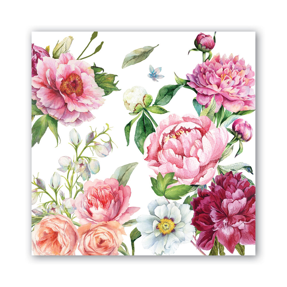 Blush Peony Cocktail Napkin - Zinnias Gift Boutique