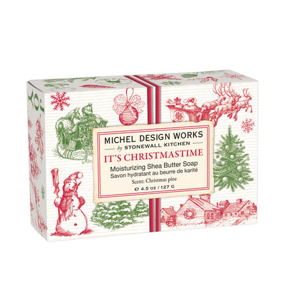 MDW It&#39;s Christmastime 4.5 oz. Boxed Soap - Zinnias Gift Boutique