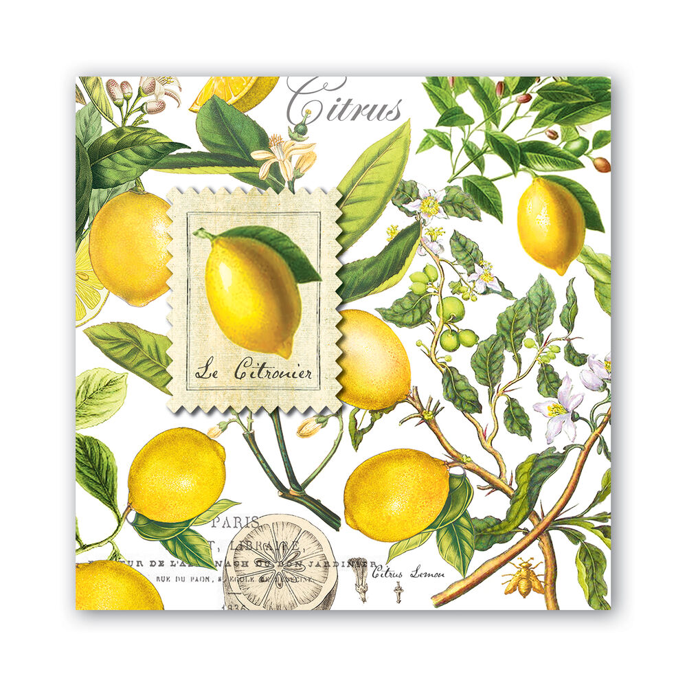 Lemon Basil Napkin - Zinnias Gift Boutique
