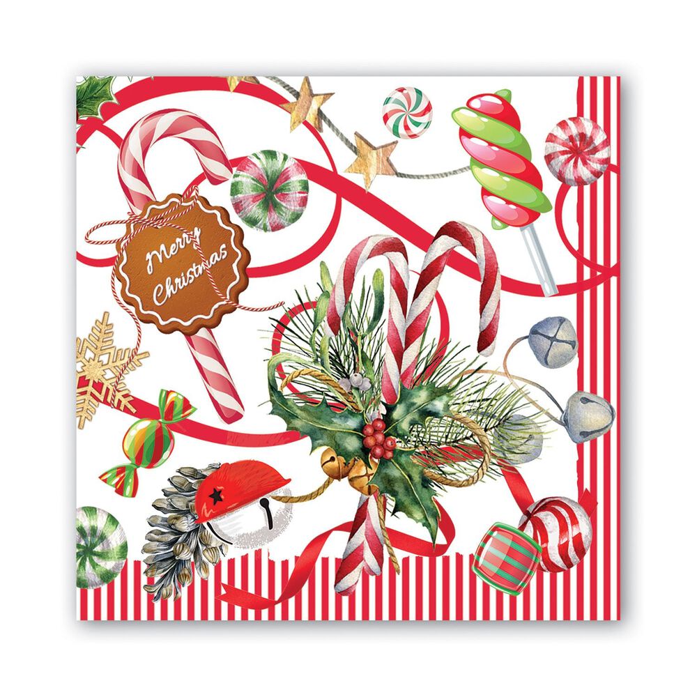 MDW Peppermint Luncheon Napkin - Zinnias Gift Boutique