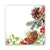 MDW White Spruce Luncheon Napkin - Zinnias Gift Boutique