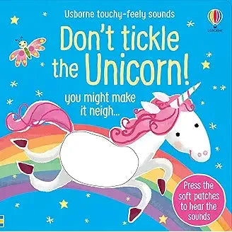 Don't tickle the unicorn usborne touchy feely sounds - Zinnias Gift Boutique