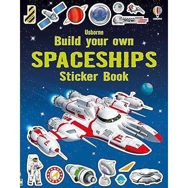 Build Your Own Spaceships Sticker Book - Zinnias Gift Boutique
