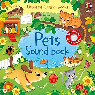 Pets sound book usborne sound - Zinnias Gift Boutique