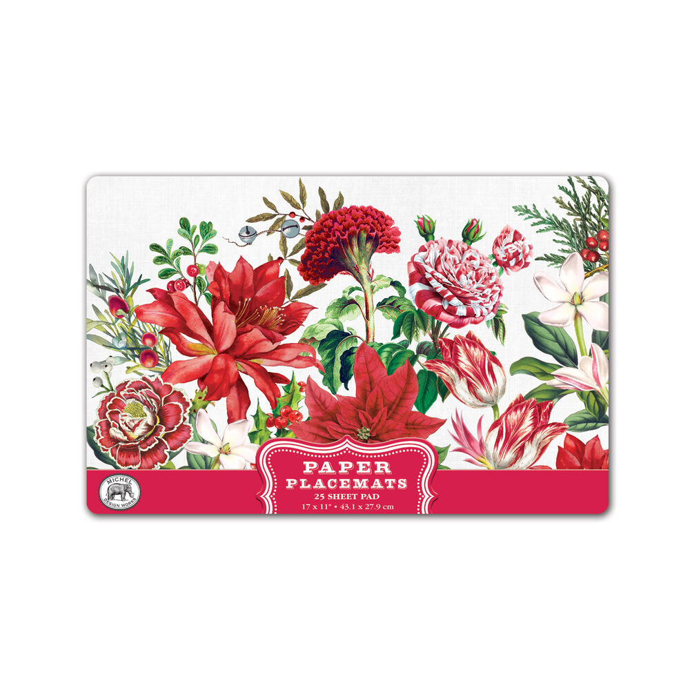 MDW Christmas Bouquet Placemats - Zinnias Gift Boutique
