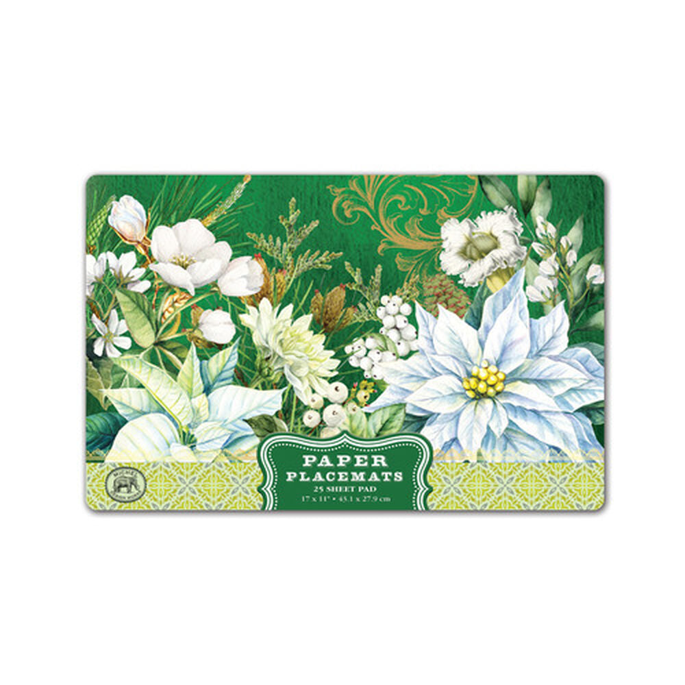 MDW Winter Blooms Placemat - Zinnias Gift Boutique