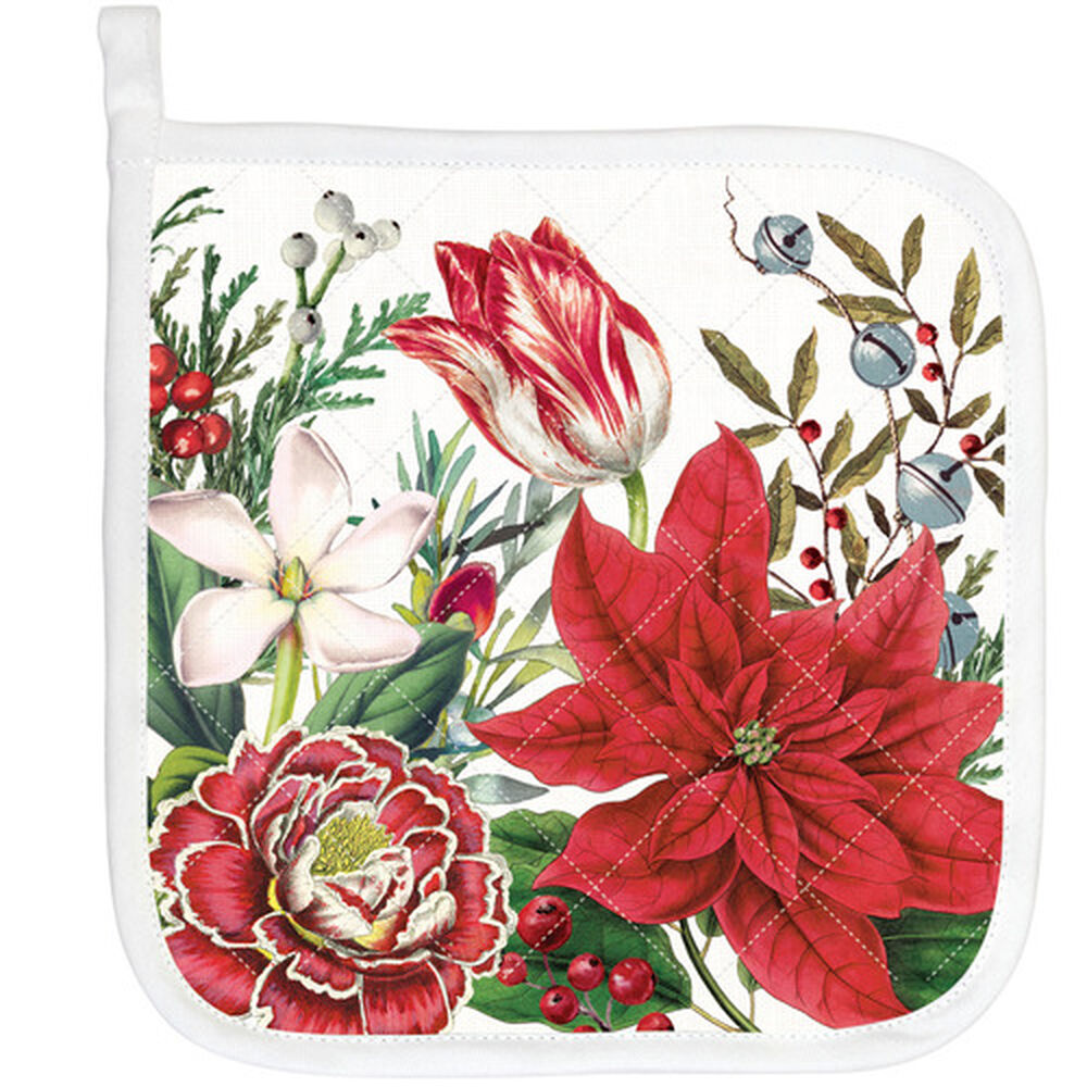 MDW Christmas Bouquet Potholder - Zinnias Gift Boutique