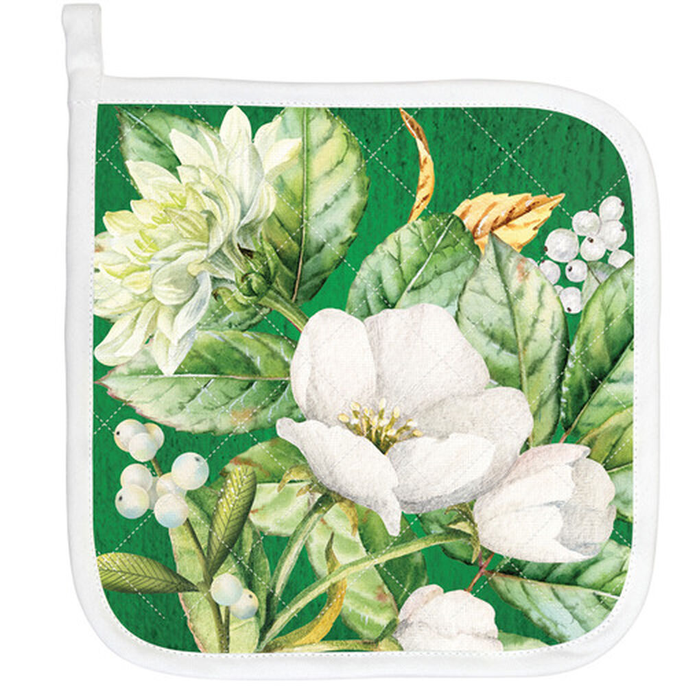 MDW Winter Blooms Potholder - Zinnias Gift Boutique