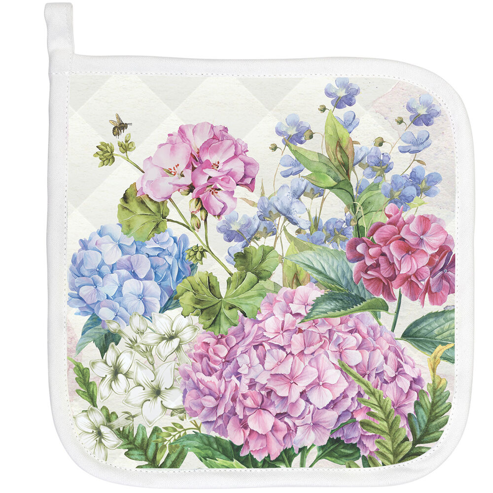 Wild Hydrangea Potholder - Zinnias Gift Boutique