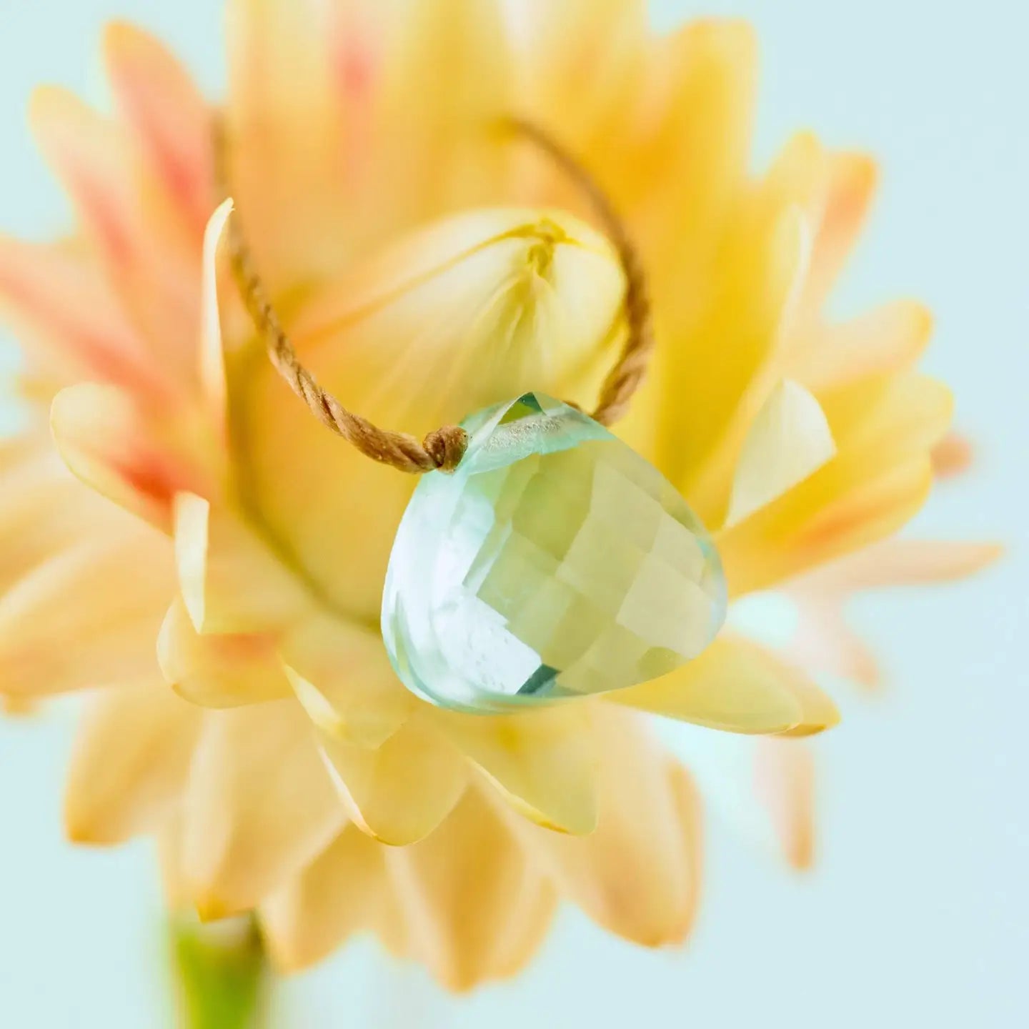 Breathe Powder Blue Crystal - Zinnias Gift Boutique