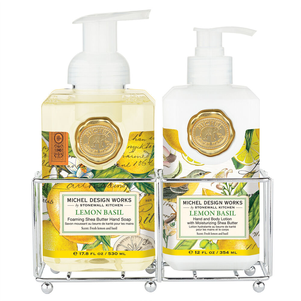 Lemon Basil Hand Care Caddy - Zinnias Gift Boutique