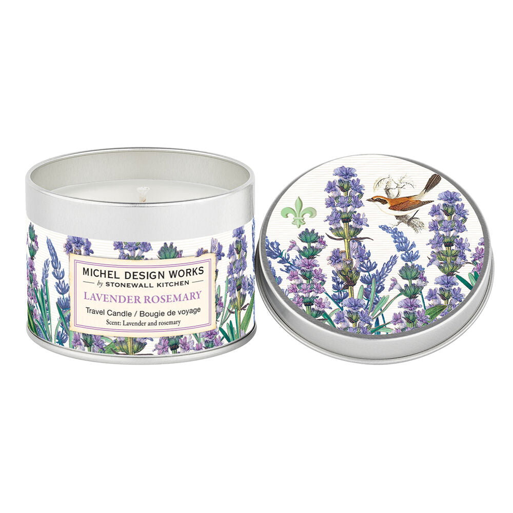 Lavender Rosemary Travel Candle - Zinnias Gift Boutique